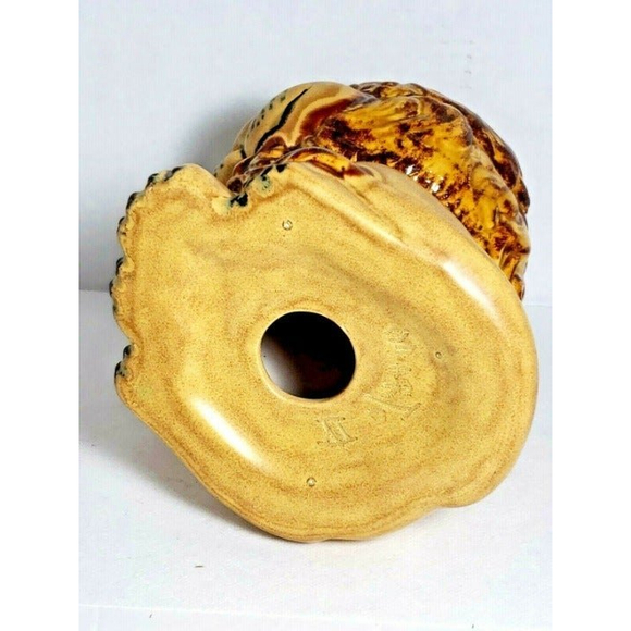 VTG, Artisan Hobbyist Lion Bank Animal Figurine Brown Ceramic 1974 Kitschy Retro - Picture 5 of 6